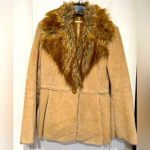 Vintage Guess Suede Jacket // 90s Boho